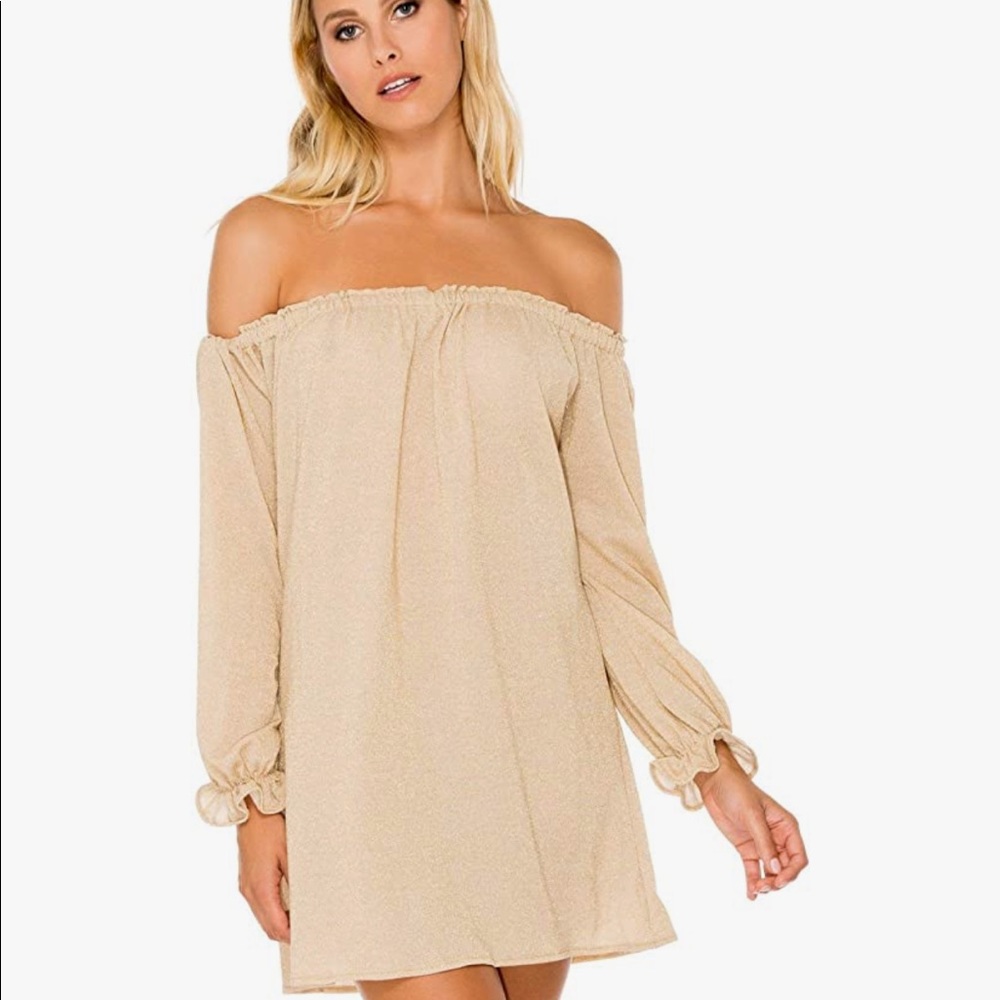 Luli Fama Gold Rush Cosita Buena Dress